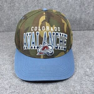 Colorado‎ Avalanche Hat Reebok Camo Cap Snap Back Mens One Size Green NHL Hockey